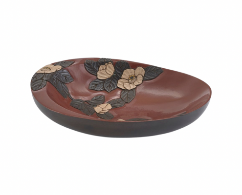 川添日記 草木彫 うるしの器 